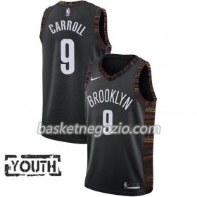 Canotte Bambino Brooklyn Nets DeMarre Carroll 9 2018-19 Nike City Edition Nero Swingman